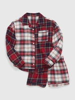 Red children's plaid pyjamas GAP