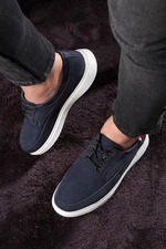 Ducavelli Daily Genuine Leather Men's Casual Shoes, Summer Shoes, Lightweight Shoes.