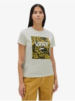 Beige women's T-shirt VANS Warped Floral - Women