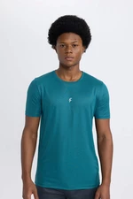 DEFACTO Slim Fit Crew Neck Printed T-Shirt