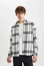 DEFACTO Regular Fit Woodcutter Plaid Long Sleeve Shirt