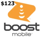 Boost Mobile $123 Mobile Top-up US