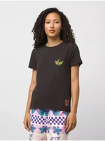 Black Women's T-Shirt VANS - Women