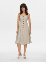 Beige Ladies Linen Dress JDY Say - Women