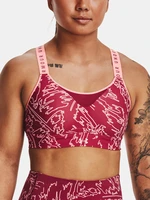 Under Armour Bra UA Infinity High Print Bra-PNK - Women