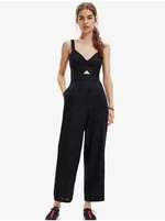 Women's black jumpsuit Desigual Sandall