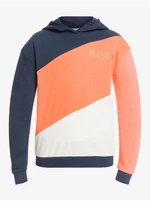 Blue-Orange Girls Hoodie Roxy Teenage Heart - Girls