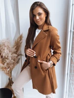 Women's coat MOLI camel Dstreet