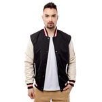 Men's Baseball Jacket GLANO - Black