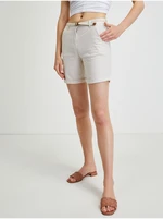 Beige Women Chino Shorts Tom Tailor - Women