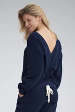 Figl Woman's Sweatshirt M799 Navy Blue