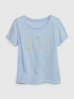 Light blue girls' T-shirt with GAP logo