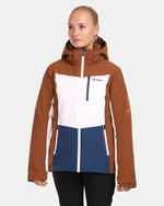 Women's winter jacket brown Kilpi Valera-W