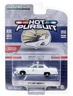 1974 AMC Matador "Dallas Police" (Texas) White "Hot Pursuit" Series 35 1/64 Diecast Model Car by Greenlight