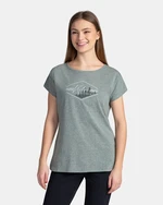 Women's cotton T-shirt Kilpi NELLIM-W Dark green