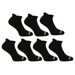 7PACK Nedeto low black socks