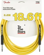 Fender Tom DeLonge 18.6' To The Stars Instrument Cable Galben 5,5 m Drept - Drept