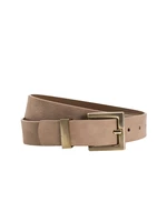 Beige women's belt made of eco-leather OCH BELLA