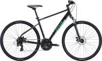 Fuji Traverse 1.7 Satin Black/Green XL-21" Bicicletta da Cross / Trekking