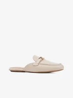 Creamy Women's Leather Slippers Geox Palmaria