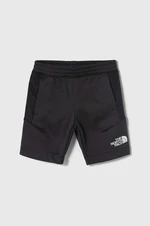 Dětské kraťasy The North Face MOUNTAIN ATHLETICS SHORTS šedá barva, nastavitelný pas