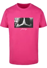 Pánské tričko Pray růžové