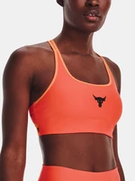 Under Armour Project Rock Crsbck Sld Bra Fam Sportovní podprsenka Oranžová