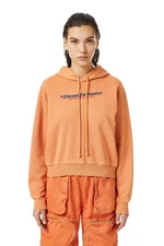 Diesel Mikina - F-REGGY-HOOD-IND SWEAT-SHIRT oranžová