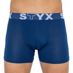 Pánské boxerky Styx long sportovní guma tmavě modré