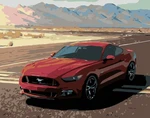 Zuty Peinture au diamant Mustang