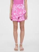 Women's pink patterned shorts ORSAY