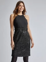 Black Sleeve dress with sequins Dorothy Perkins