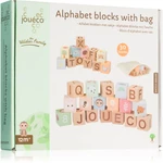 Jouéco The Wildies Family Alphabet Blocks with Bag kocky z dreva 12 m+ 30 ks