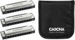 Cascha HH 2341 Blues Pack 3 Harmonijki ustne diatoniczne