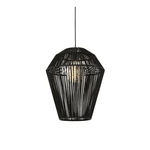 Czarna lampa sufitowa ø 30 cm Deya – Light & Living