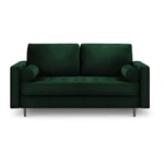 Zielona aksamitna sofa Milo Casa Santo, 174 cm