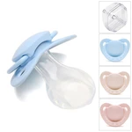 1pc Adult Pacifier Big Size Food Grade Silicone Nipples Adult Pacifier Funny Parent-child Toys Safe Adult Pacifier Nipple Holder