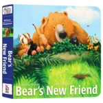 Bear's New Friend, Children's books aged 3 4 5 6, English picture book, 9781416954385