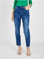 Orsay Dark Blue Ladies Boyfriend Jeans - Women