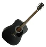 Cort AF510E Black Satin Guitare Dreadnought acoustique-électrique