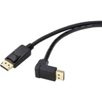 Renkforce DisplayPort prepojovací kábel #####DisplayPort Stecker, #####DisplayPort Stecker 2.00 m čierna SP-9163792 pozl