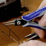 Knipex 34 32 130 pre elektroniku a jemnú mechaniku kliešte kruhové rovné 135 mm