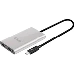 club3D CSV-1577 1 + 2 porty DisplayPort splitter   čierna