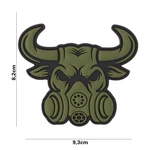 Nášivka Gasmask Bull 101INC® - zelená