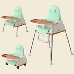Multifunctional Children Dining Chair Baby Game Feeding Chair Pulley Game Chair For 5 Months To 6 Years Old