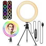 ELEGIANT EGL-03 8 inch Ring Light 3 Light Modes USB Powered Fill light Lamp with Tripod