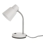 Biela stolová lampa Leitmotiv Scope, výška 30 cm