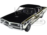 1966 Pontiac GTO Black and Cream with Gold Stripes "Tin Indian - Knafel Pontiac Akron Ohio" Driven by Larry Doc Dixon 1/18 Diecast Model Car by Highw