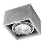 Stropní svítidlo SOLLUX Quatro 1 GU10 1x40W bez zdroje SL.0883 beton