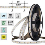 LED pásek McLED 24V studená bílá CRI90 š=10mm IP20 19,2W/m 160LED/m SMD2835 ML-126.886.60.2